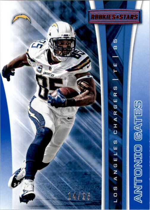 2017 Rookies and Stars Red and Blue #82 Antonio Gates