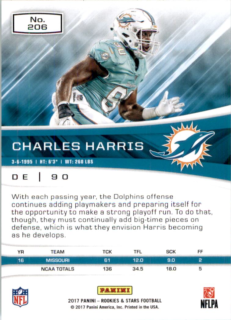 2017 Rookies and Stars Red and Blue #206 Charles Harris