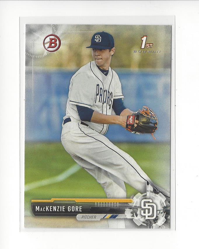 2017 Bowman Draft #BD25 MacKenzie Gore