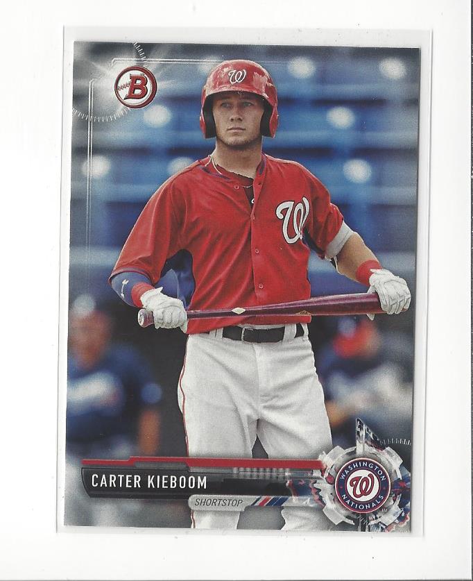 2017 Bowman Draft #BD52 Carter Kieboom