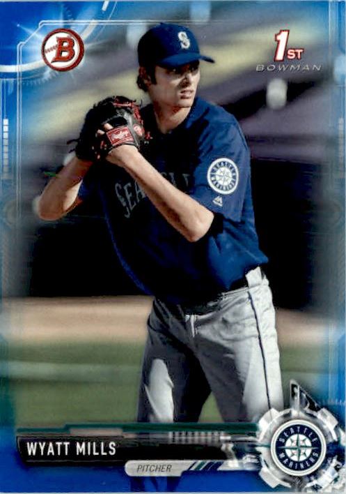 2017 Bowman Draft Blue #BD14 Wyatt Mills