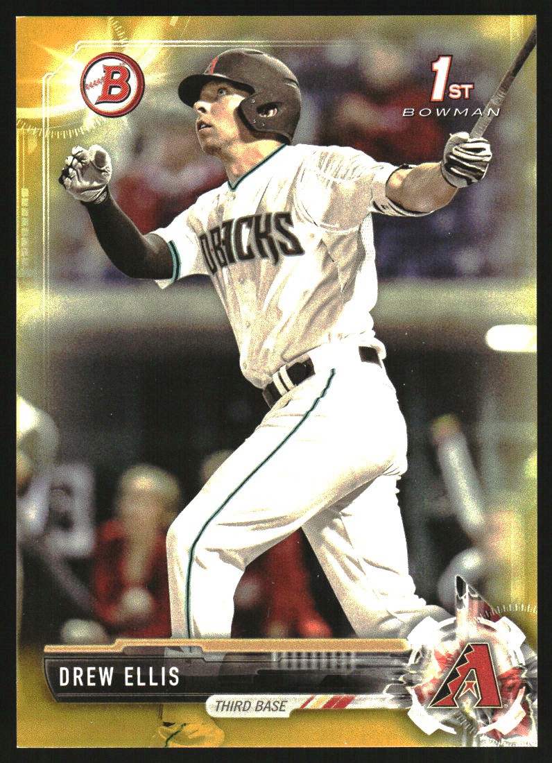 2017 Bowman Draft Gold #BD158 Drew Ellis