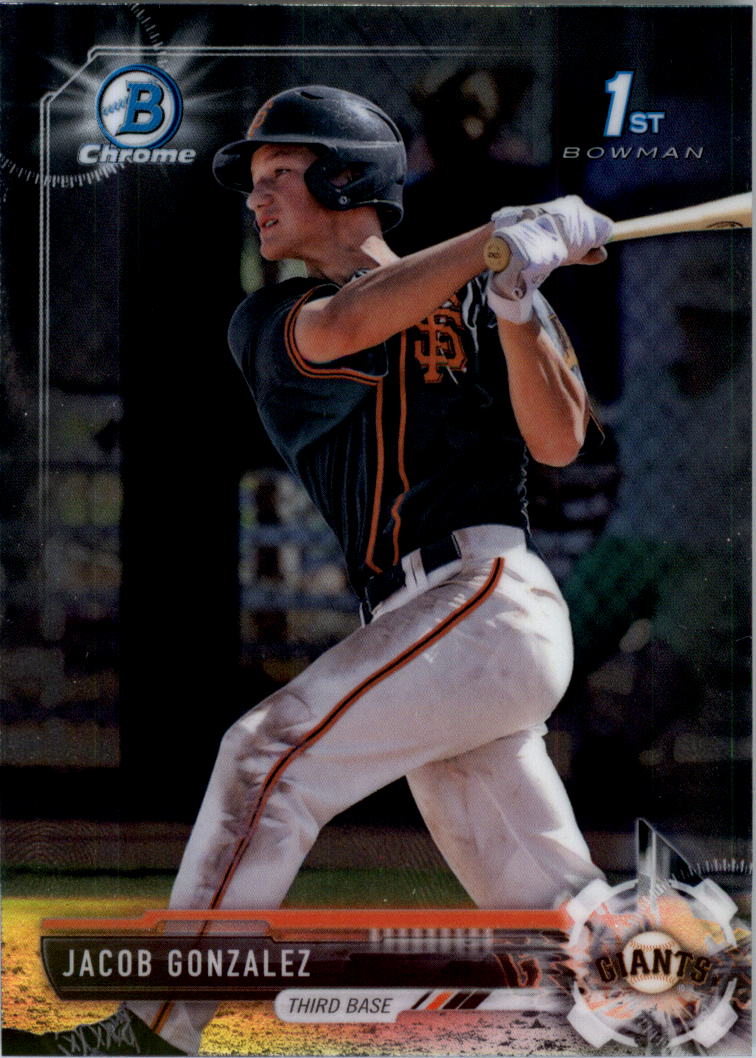 2017 Bowman Chrome Draft Baseball Card Pick (Base)