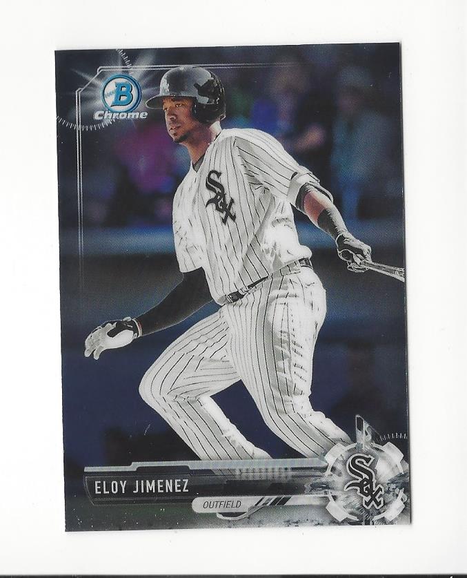 2017 Bowman Chrome Draft #BDC72 Eloy Jimenez