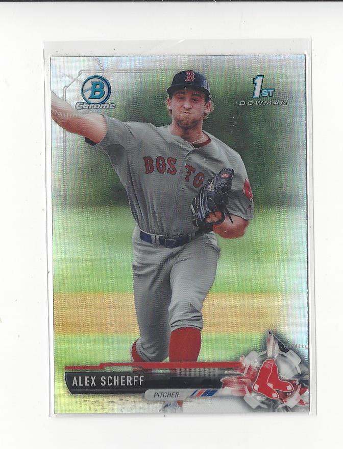 2017 Bowman Chrome Draft Refractors #BDC9 Alex Scherff