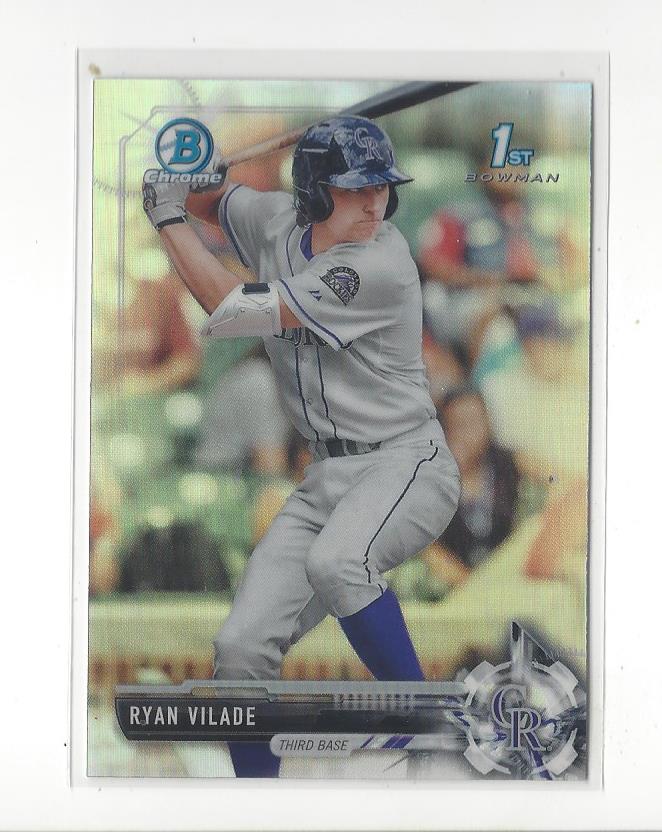 2017 Bowman Chrome Draft Refractors #BDC41 Ryan Vilade