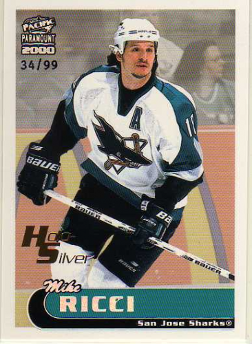 1999-00 Paramount Holographic Silver #208 Mike Ricci