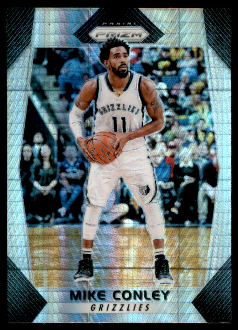2017-18 Panini Prizm Prizms Hyper #201 Mike Conley