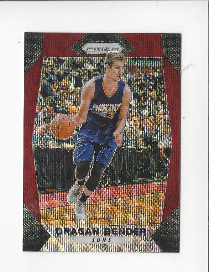 2017-18 Panini Prizm Prizms Ruby Wave #66 Dragan Bender