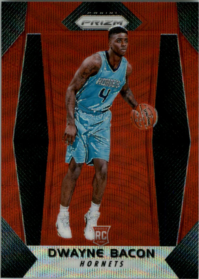 2017-18 Panini Prizm Prizms Ruby Wave #234 Dwayne Bacon
