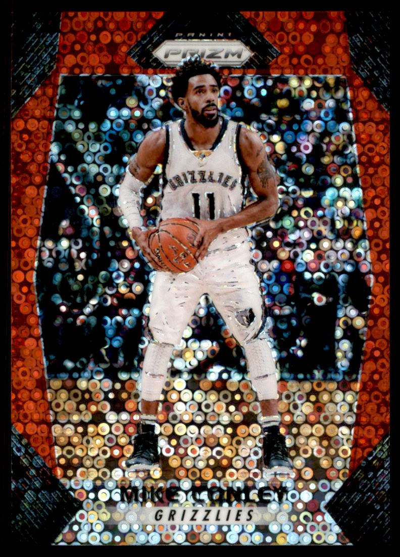 2017-18 Panini Prizm Prizms Fast Break Red #201 Mike Conley