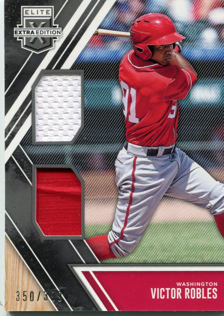 2017 Elite Extra Edition Dual Materials #8 Victor Robles/399