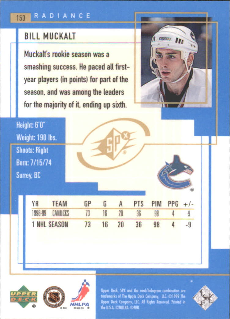 1999-00 SPx Radiance #133 Al MacInnis