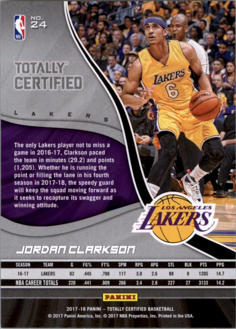 2017-18 Totally Certified Basketball Card Pick (Base)