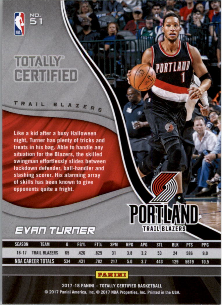 2017-18 Totally Certified Basketball Card Pick (Base)