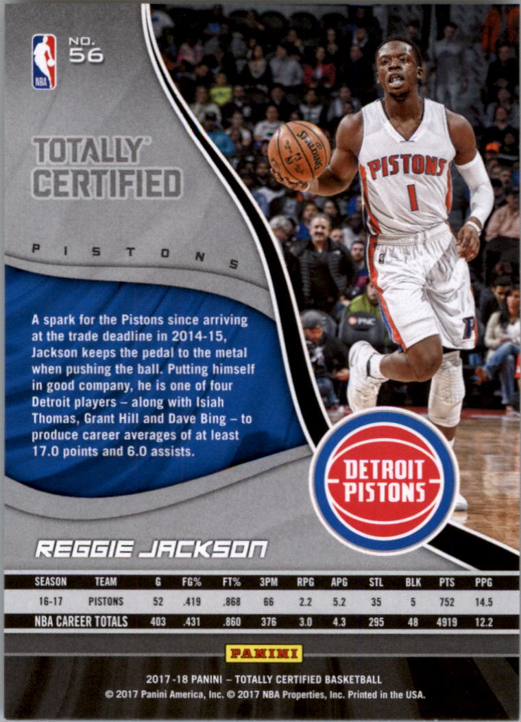 2017-18 Totally Certified Basketball Card Pick (Base)