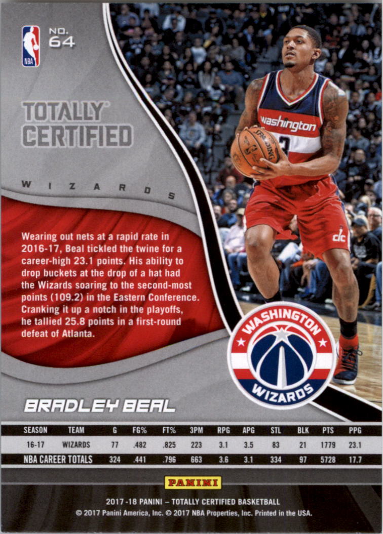 2017-18 Totally Certified Basketball Card Pick (Base)