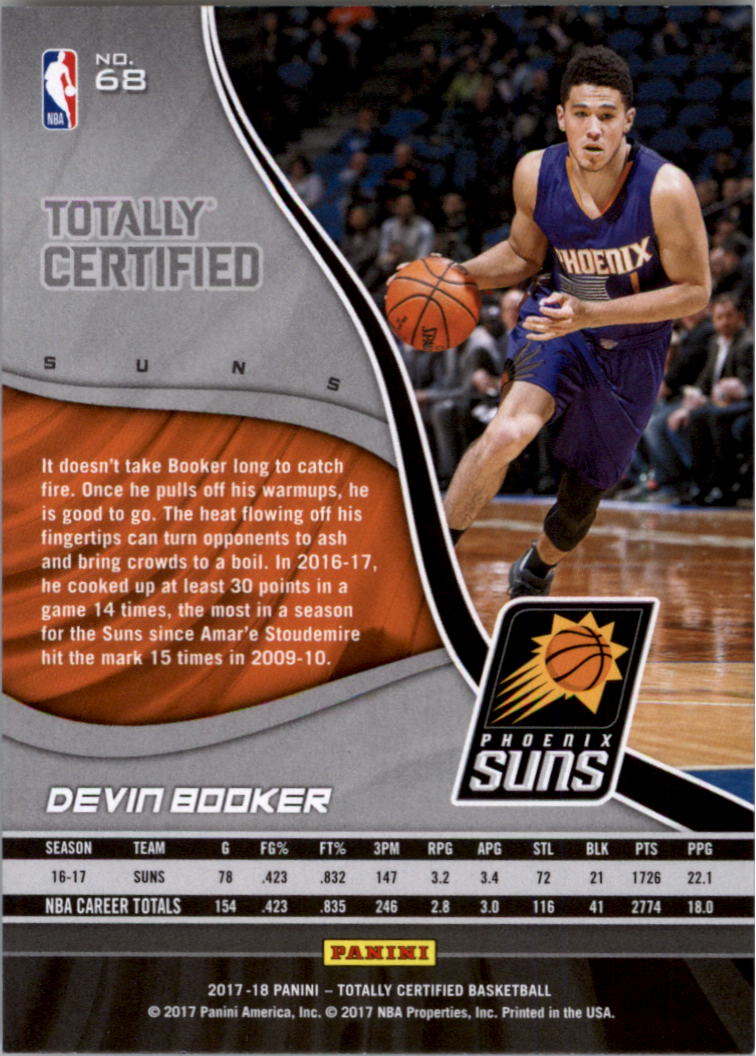 2017-18 Totally Certified Basketball Card Pick (Base)