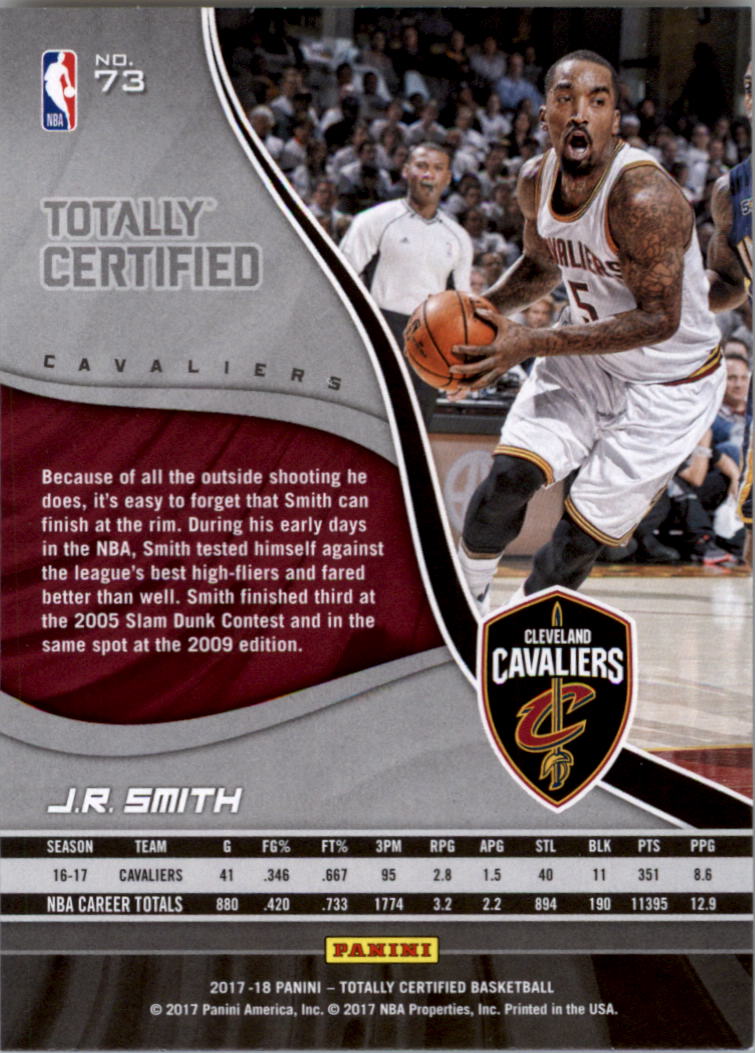 2017-18 Totally Certified Basketball Card Pick (Base)