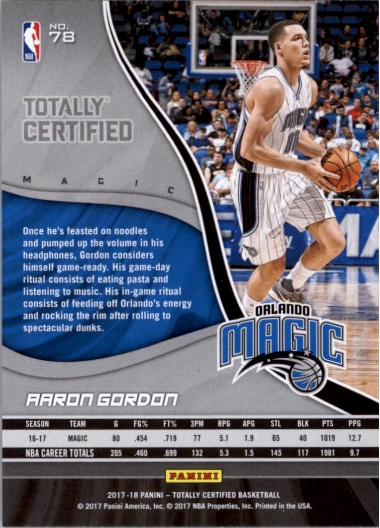 2017-18 Totally Certified Basketball Card Pick (Base)