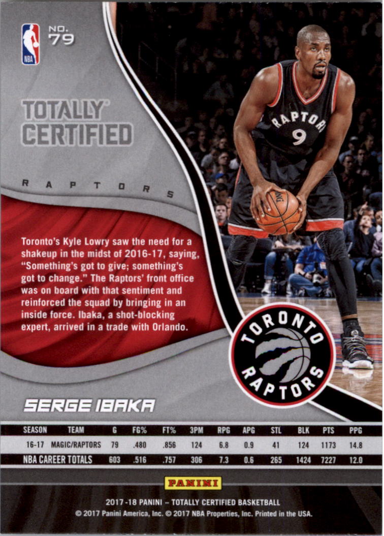 2017-18 Totally Certified Basketball Card Pick (Base)