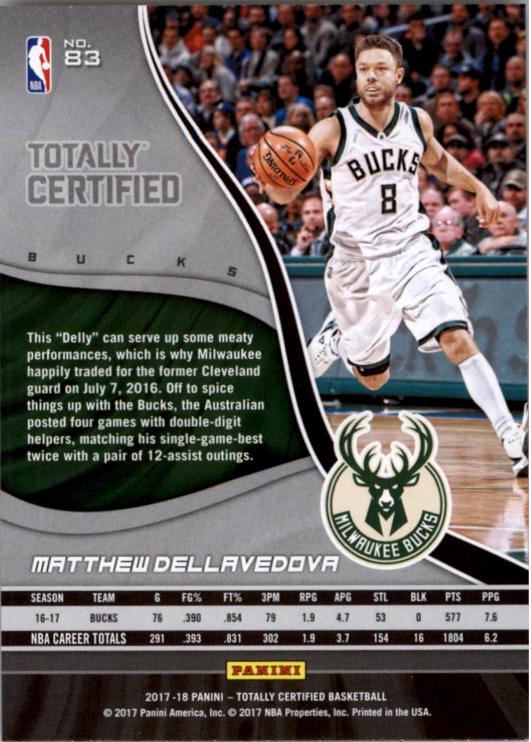 2017-18 Totally Certified Basketball Card Pick (Base)