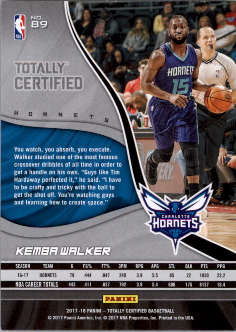 2017-18 Totally Certified Basketball Card Pick (Base)