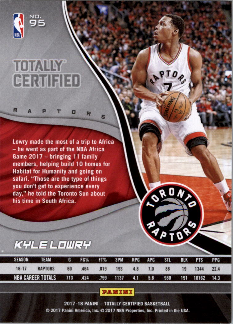 2017-18 Totally Certified Basketball Card Pick (Base)