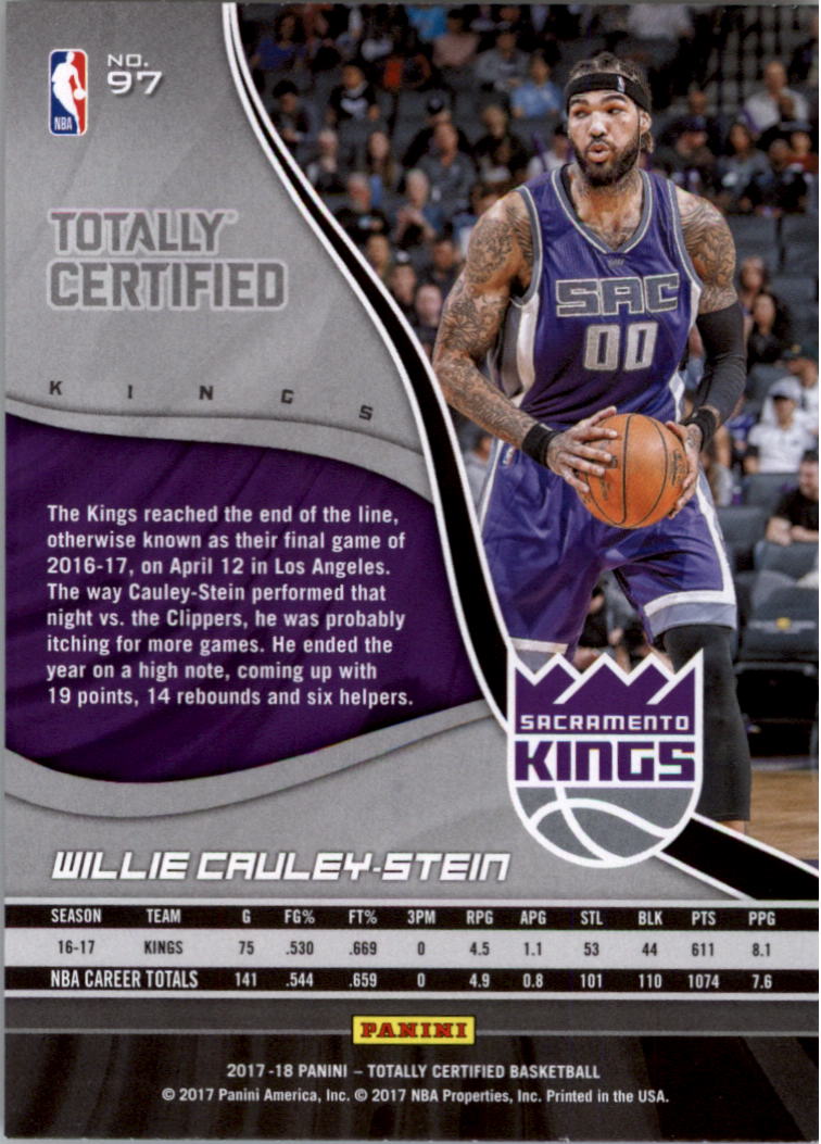 2017-18 Totally Certified Basketball Card Pick (Base)