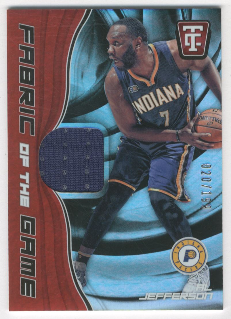 2017-18 Totally Certified Fabric of the Game #48 Al Jefferson/199