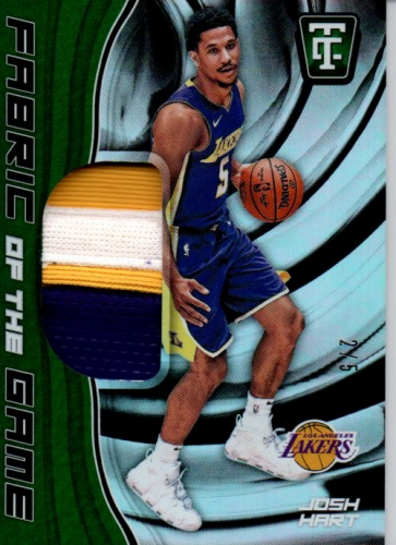 2017-18 Totally Certified Fabric of the Game Rookies Green #26 Josh Hart