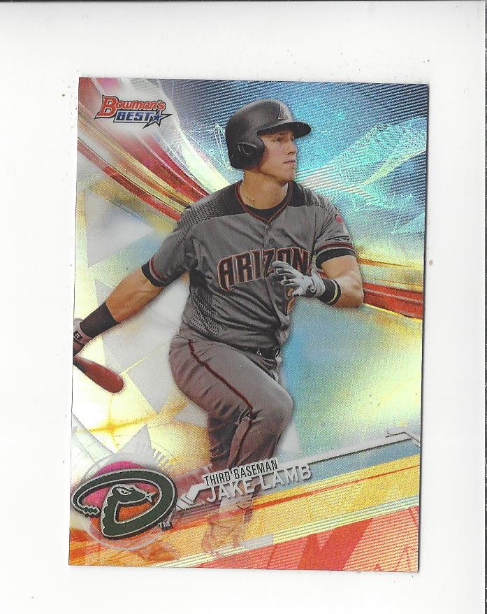 2017 Bowman's Best Refractors #60 Jake Lamb