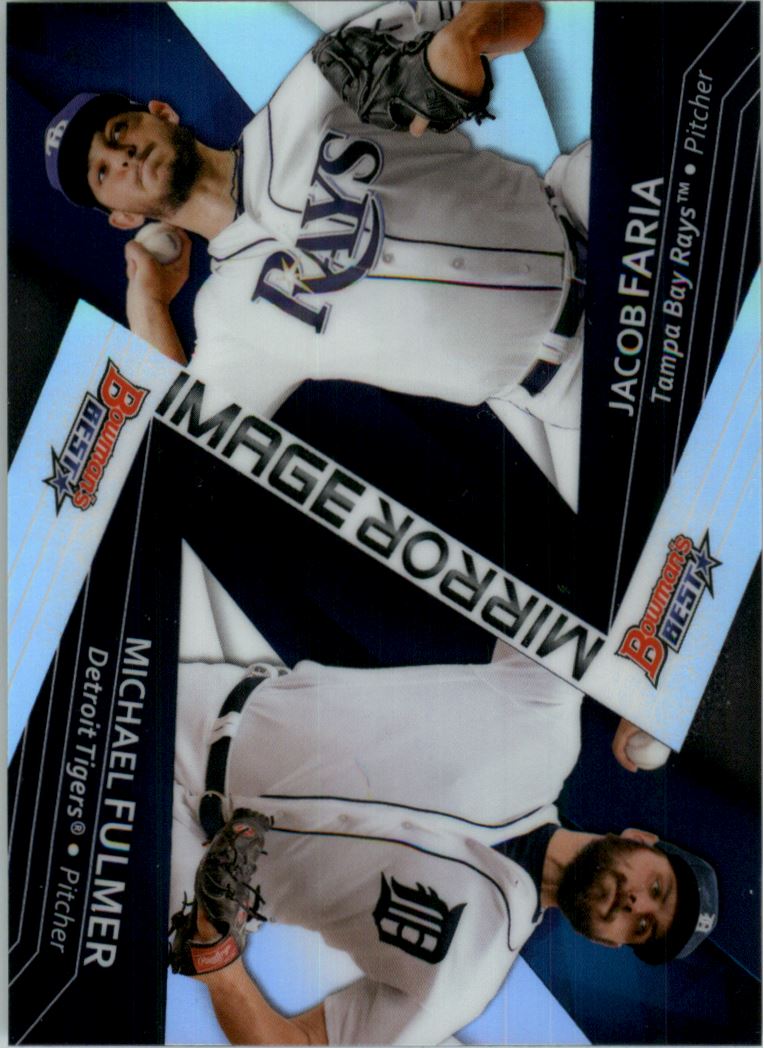 2017 Bowman's Best Mirror Image #MI5 Jacob Faria/Michael Fulmer