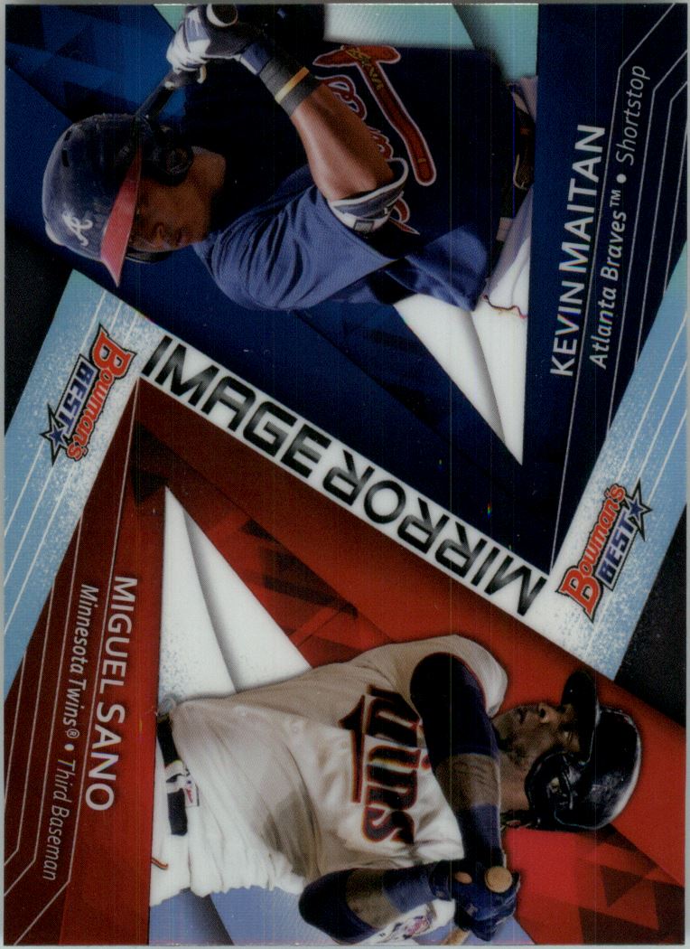 2017 Bowman's Best Mirror Image #MI9 Miguel Sano/Kevin Maitan