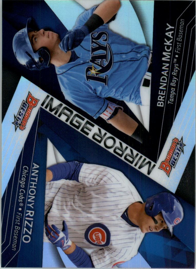 2017 Bowman's Best Mirror Image #MI11 Brendan McKay/Anthony Rizzo