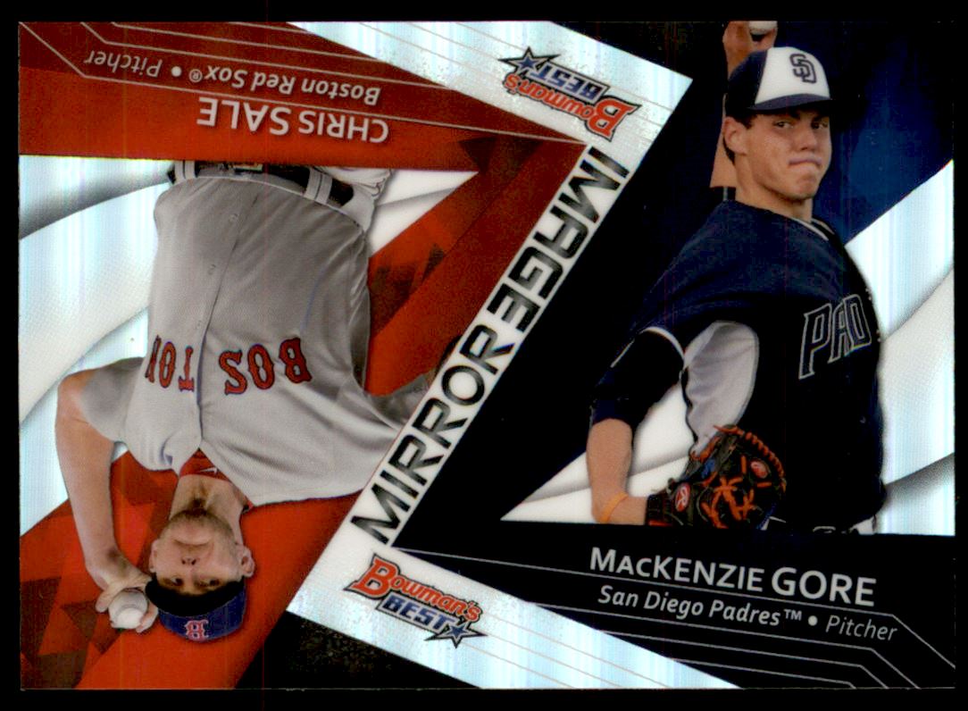 2017 Bowman's Best Mirror Image #MI13 MacKenzie Gore/Chris Sale