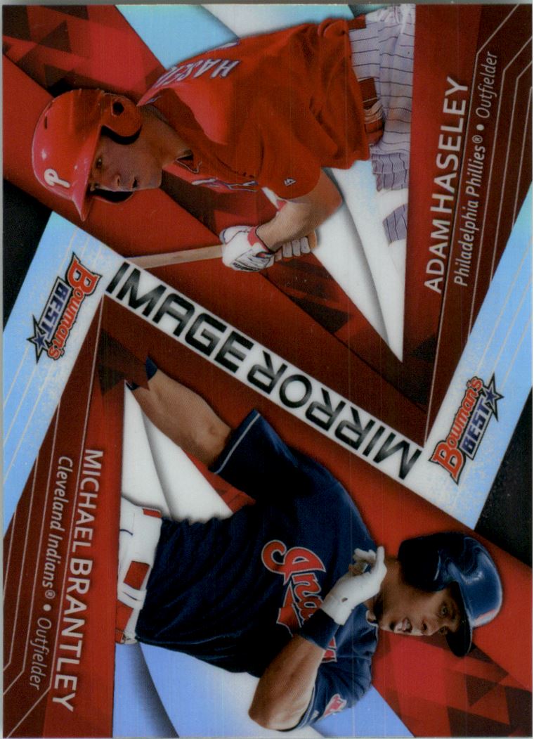2017 Bowman's Best Mirror Image #MI17 Michael Brantley/Adam Haseley