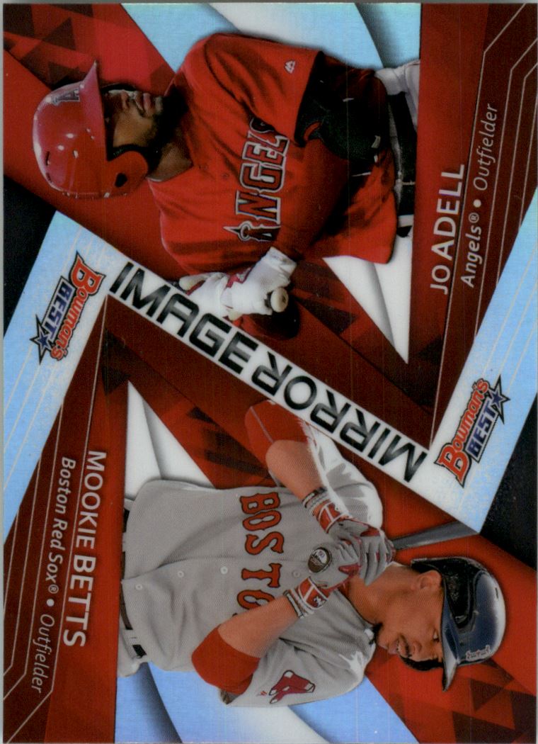 2017 Bowman's Best Mirror Image #MI19 Jo Adell/Mookie Betts