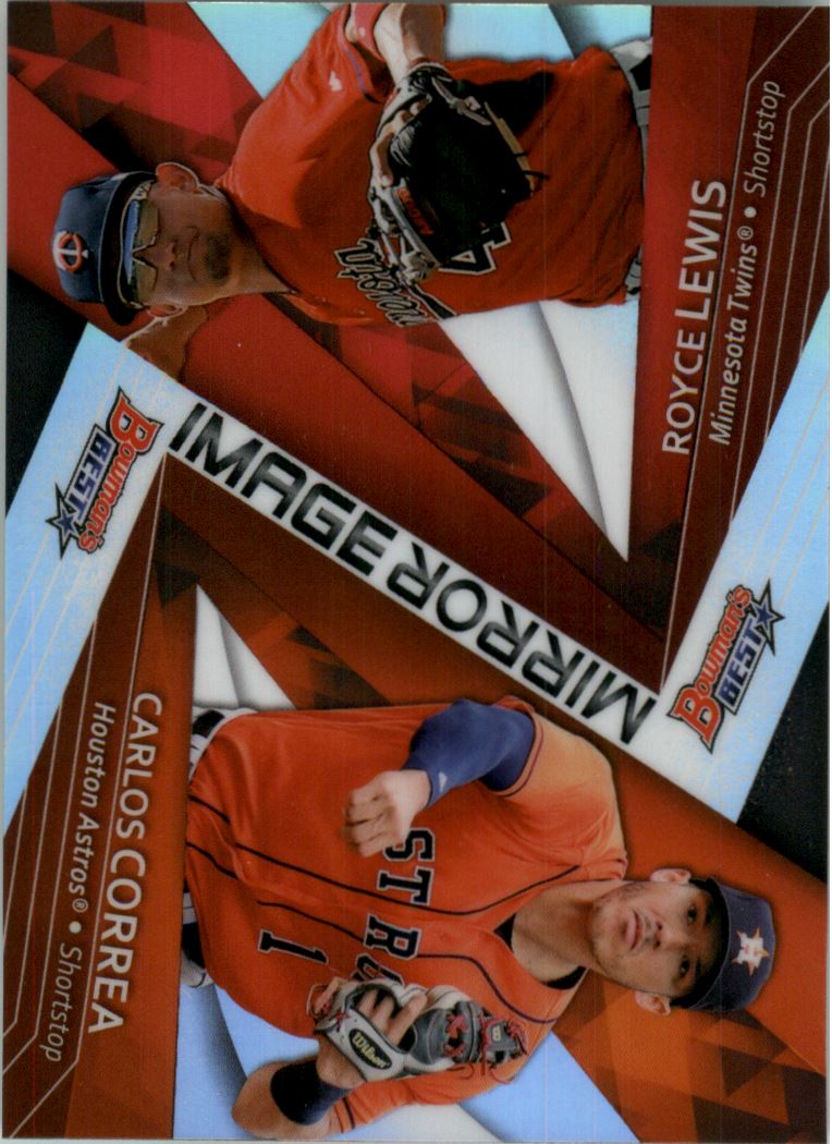 2017 Bowman's Best Mirror Image #MI20 Carlos Correa/Royce Lewis