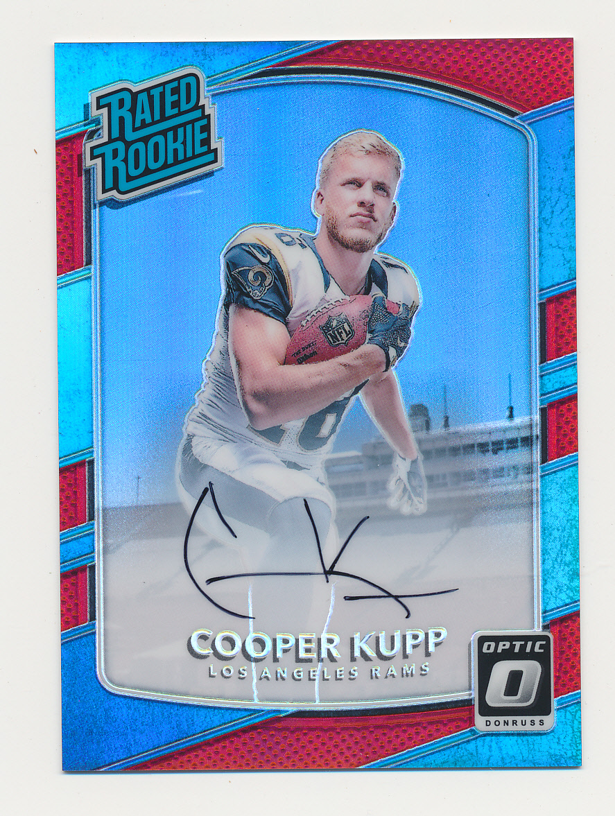 2017 Donruss Optic Rated Rookies Autographs Red #179 Cooper Kupp/50