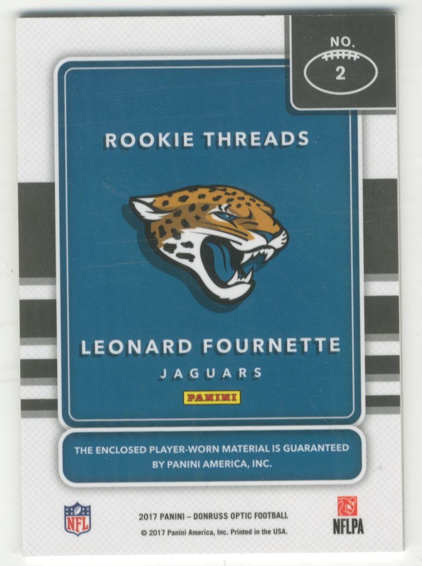 2017 Donruss Optic Rookie Threads #2 Leonard Fournette