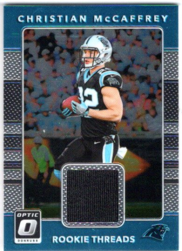 2017 Donruss Optic Rookie Threads #5 Christian McCaffrey - - Jersey Card -  NM-MT