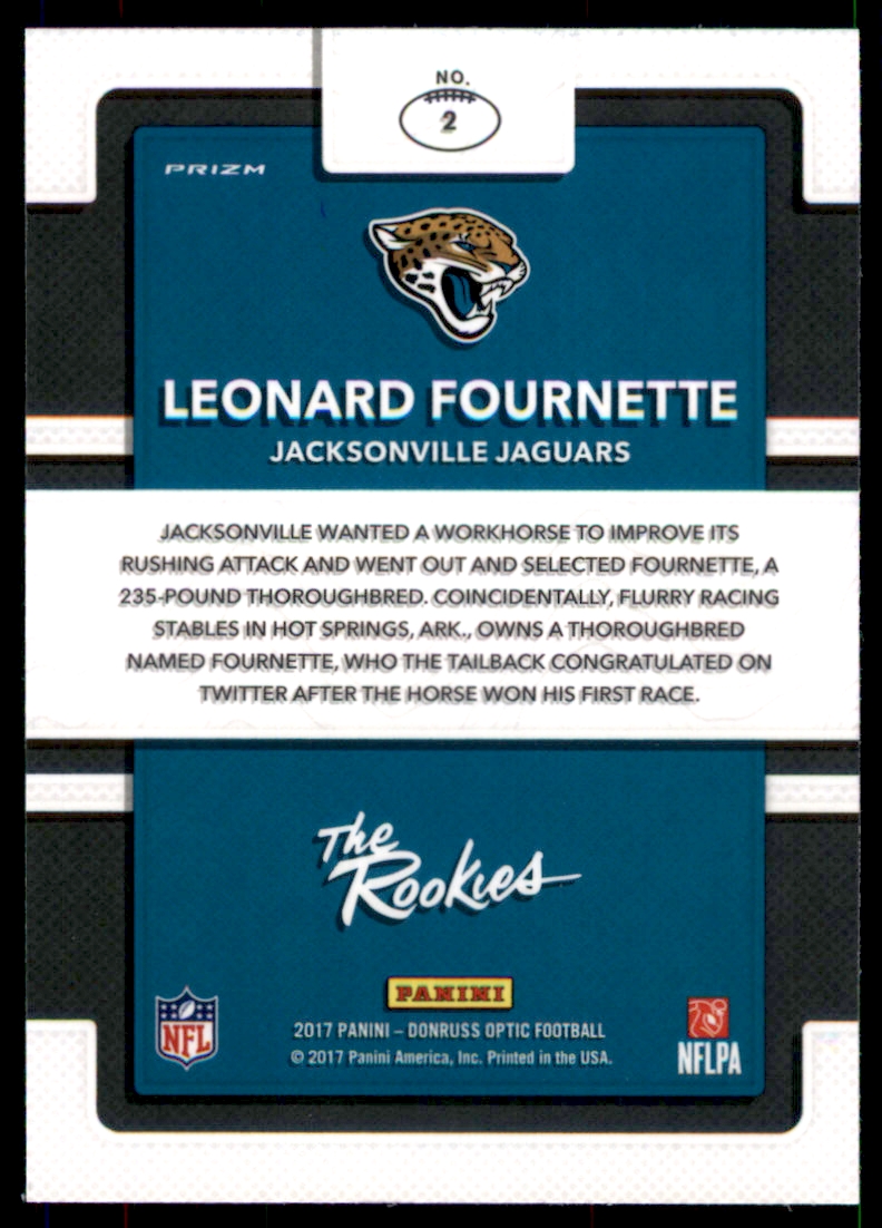 2017 Donruss Optic The Rookies #2 Leonard Fournette