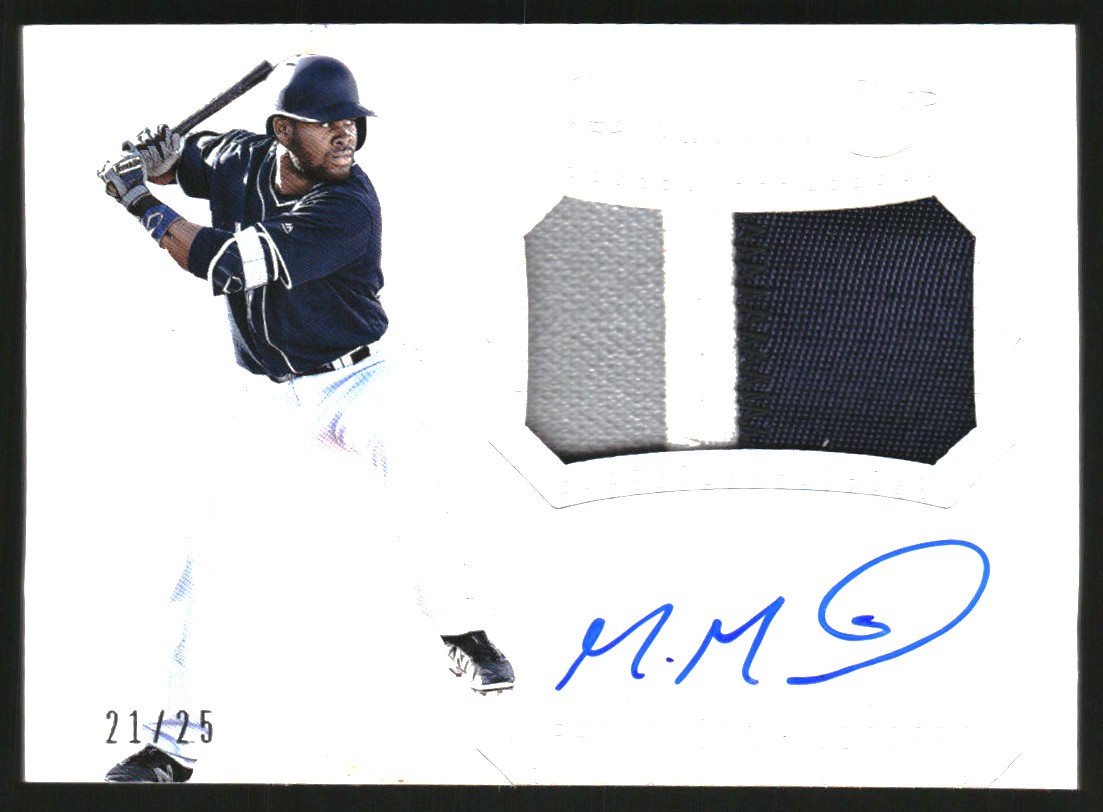2017 Panini Flawless Rookie Patch Autographs #12 Manuel Margot