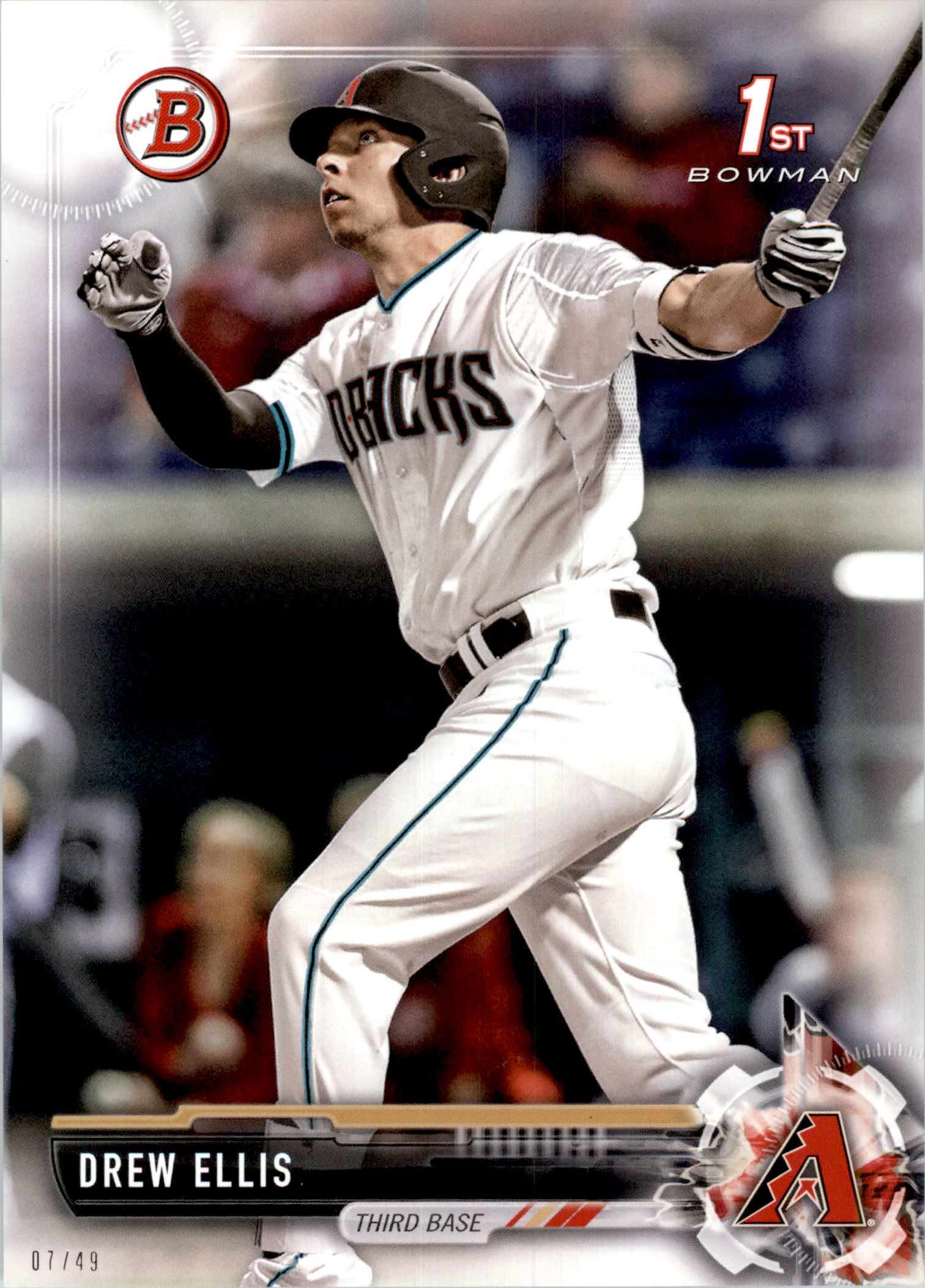 2017 Bowman Draft 5x7 #BD158 Drew Ellis