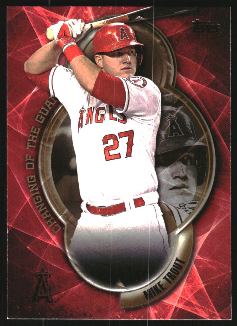 2016 Topps Opening Day Superstar Celebrations Mike Trout #SC1 PSA