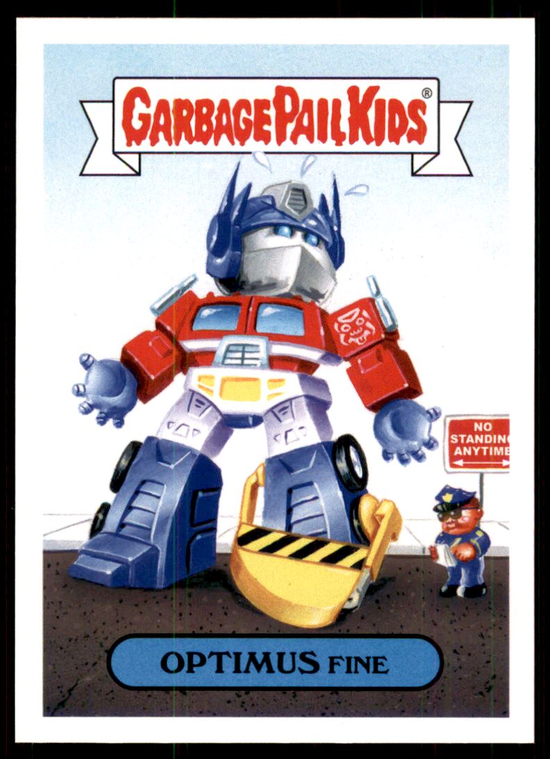 2018 Topps Garbage Pail Kids We Hate the '80s #CAR3b Optimus Fine