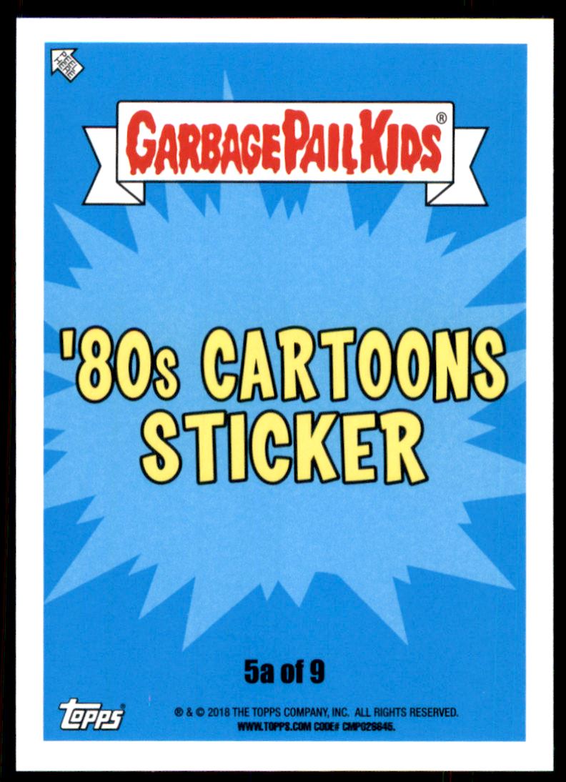 2018 Topps Garbage Pail Kids We Hate the '80s Puke #CAR5a Jen Gem back image