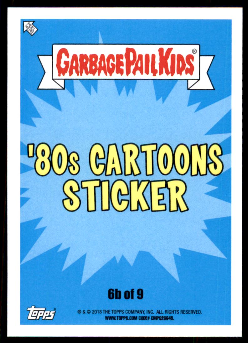 2018 Topps Garbage Pail Kids We Hate the '80s Puke #CAR6b Papa Murph back image