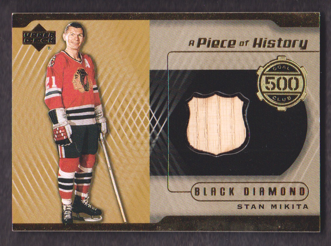 1999-00 Upper Deck A Piece of History 500 Goal Club #500SM Stan Mikita